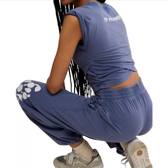 FP Movement by FP Hot Shot Logo Crossover Set in Blue Indigo sz M NWT $9… - Picture 5 of 11